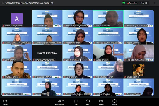 Soroti Fintech Syariah untuk Anak Muda, Kaprodi Perbankan Syariah UIN Madura Jadi Narasumber Webinar Nasional IPMAFA