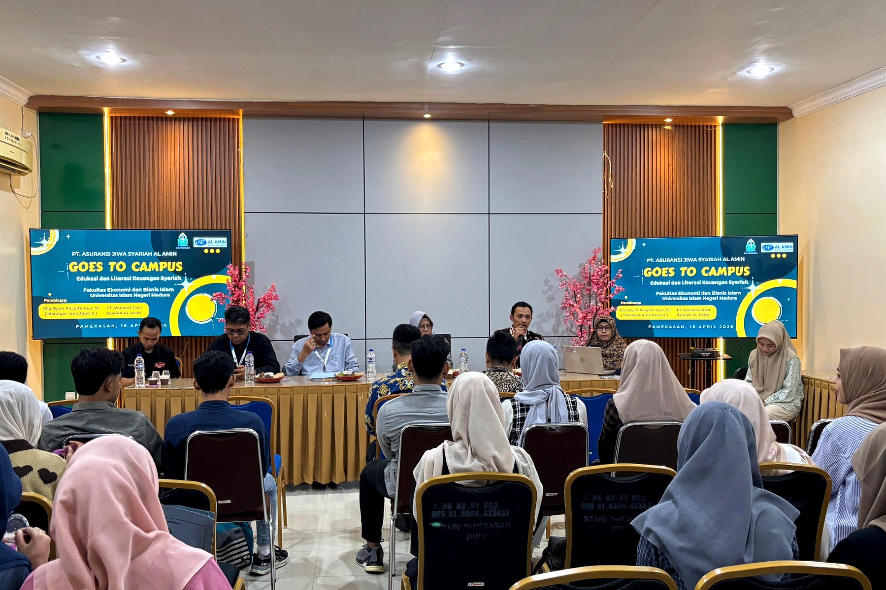 Mahasiswa Perbankan Syariah UIN Madura Ikuti Kuliah Tamu Literasi Keuangan Syariah Bersama PT Asuransi Jiwa Syariah Al Amin